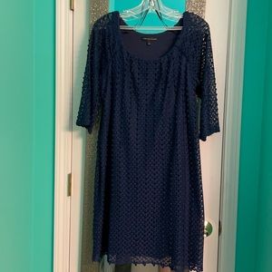 Navy Blue Lacy dress